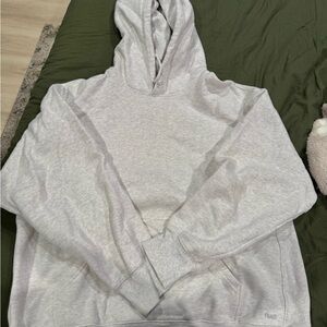 Aritzia Hooded Sweatshirt - Light Gray
